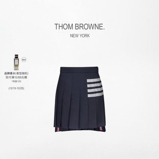 女士羊毛短款 BROWNE THOM 百褶裙半身裙 6期免息