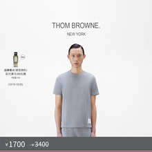 [五折优惠]THOM BROWNE 男士经典条纹珠地休闲圆领短袖T恤