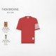 THOM T恤 四条纹棉质短袖 BROWNE 男女同款