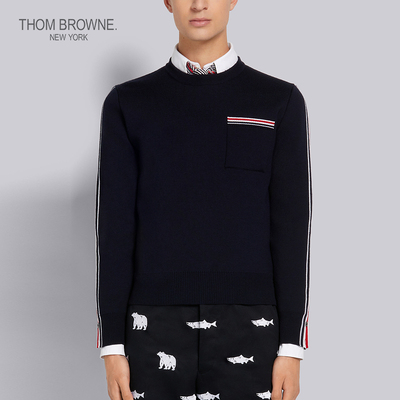 thombrowne男士2021海军蓝羊毛