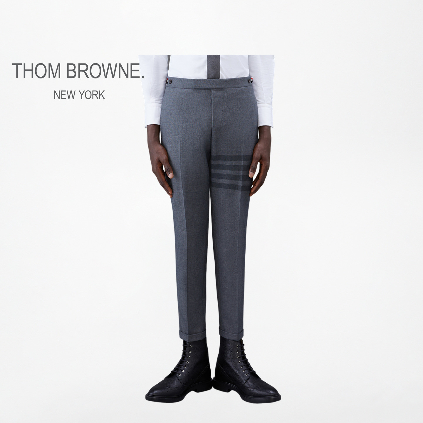 THOM BROWNE 男士经典四条纹修身长裤西裤,男装,休闲裤,淘宝优惠券,粉丝福利购,淘宝优惠卷