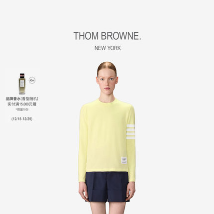 [6期免息]THOM BROWNE 男女同款四条纹长袖T恤