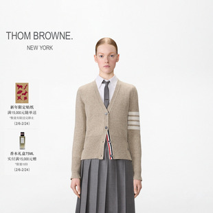 [6期免息][秋冬新品]THOM BROWNE2025女士经典四条纹羊毛开衫