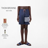 四条纹拉绳短裤 休闲裤 BROWNE 经典 6期免息 THOM