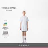 BROWNE THOM 早春新品 女士百褶POLO迷你连衣裙 24期免息