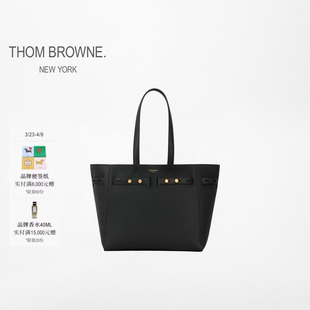 BROWNE2026卵石纹皮革中号托特包 THOM 早春新品