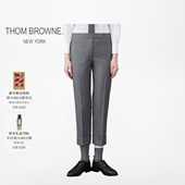6期免息 SUPER120 THOM BROWNE 女士经典 S羊毛长裤 休闲裤