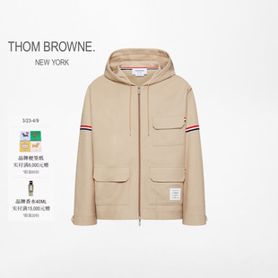 男士 BROWNE新品 THOM 宽松罗缎臂环大衣外套 早春新品