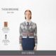 12期免息 秋冬新品 THOM BROWNE 2025秋冬女士菱格针织短开衫