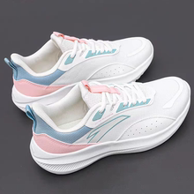 安踏女鞋运动鞋女2025夏款新款网面女士减震轻便休闲跑步鞋子女款