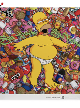 默境ZELO版画stay hungry stay foolish限量36版辛普森潮流装饰画