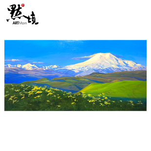 艺术家亲笔签名客厅潮流装 夏 饰油画 唐德清原作布面油画 默境