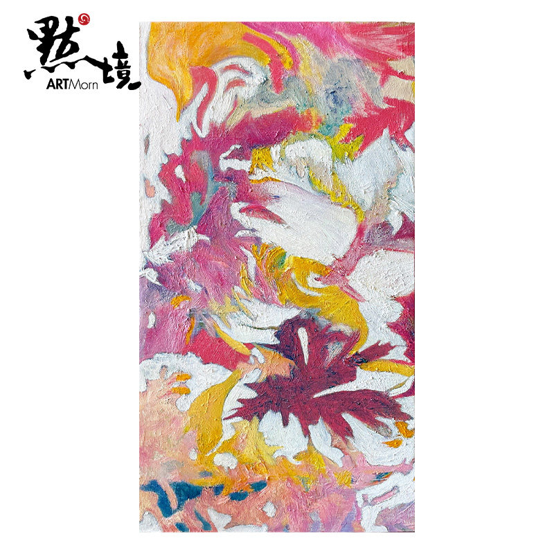 默境余丽云原作油画acappella2艺术家亲笔签名潮流艺术客厅装饰画