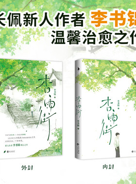 现货 杏雨街 小说实体书 作者李书锦著 内外双封精美彩插含新番外