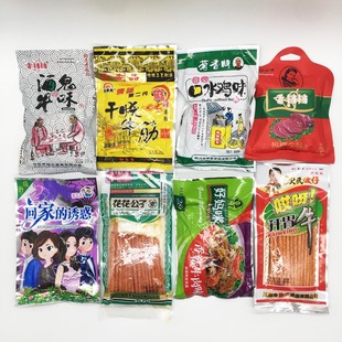 四川干烧牛筋麻辣条口水鸡开胃牛香铛铛香菇牛肉味5角校园零食