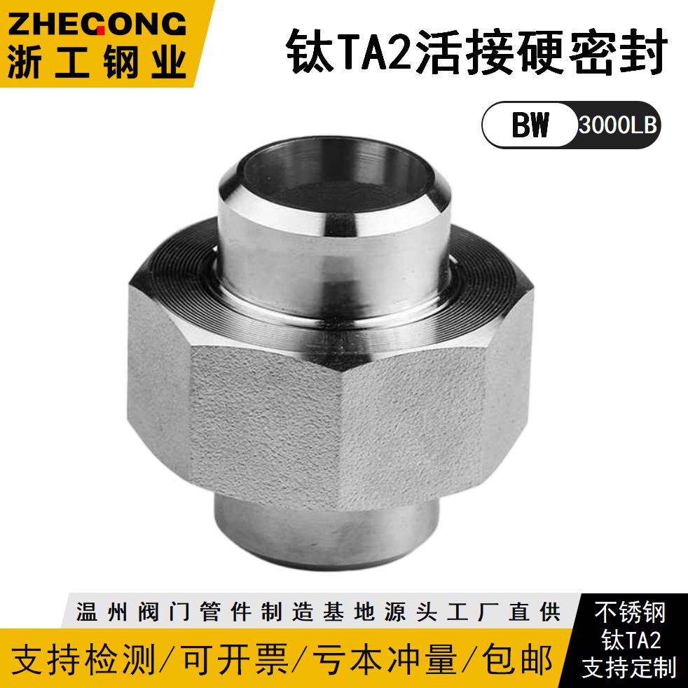 钛TA2高压对焊活接头硬密