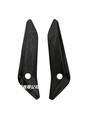 适用yamaha雅马哈tmax530/56017-20年 真碳纤风挡风镜左右装饰盖