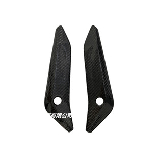 适用yamaha雅马哈tmax530/56017-20年 真碳纤风挡风镜左右装饰盖