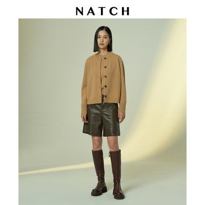 NATCH/南枳羊毛圆领套装针织毛衣