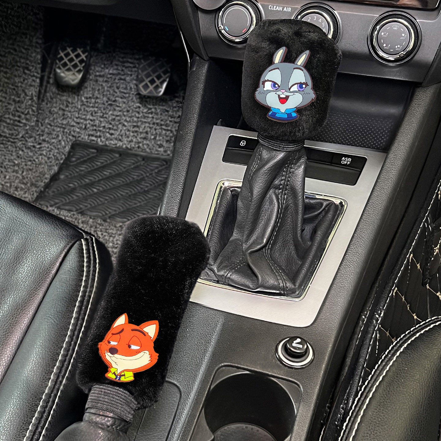 汽车档位套排挡套档杆套冬季毛绒