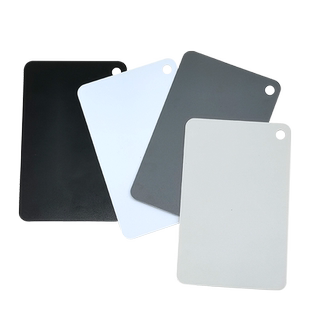 18度灰卡白平衡四色标准校色卡相机cmyk配色卡样板摄影rgb还原色彩工具拍照lab调色黑白色阶卡塑料比色卡样本