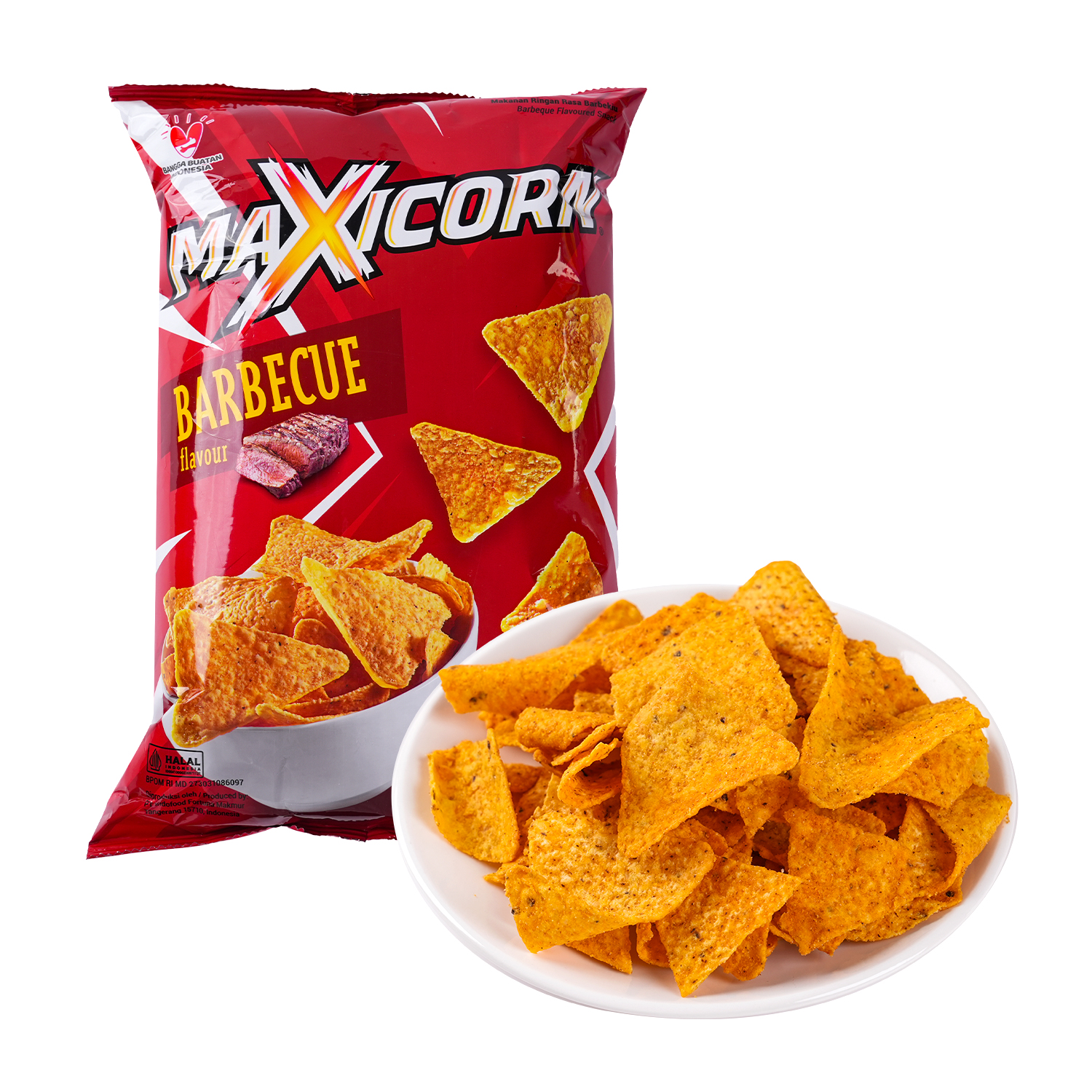 沃集鲜印度尼西亚进口烧烤味玉米片140g零食休闲小吃沃尔玛代购