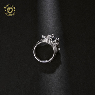 Arthur.k伊邪那美系列日本原创手工亮面925银男女光辉女小丑戒指