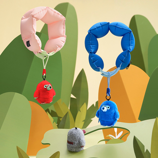 URBAN FOREST鼹鼠充气枕 飞机枕脊椎枕护颈枕u型枕颈枕便携u形枕