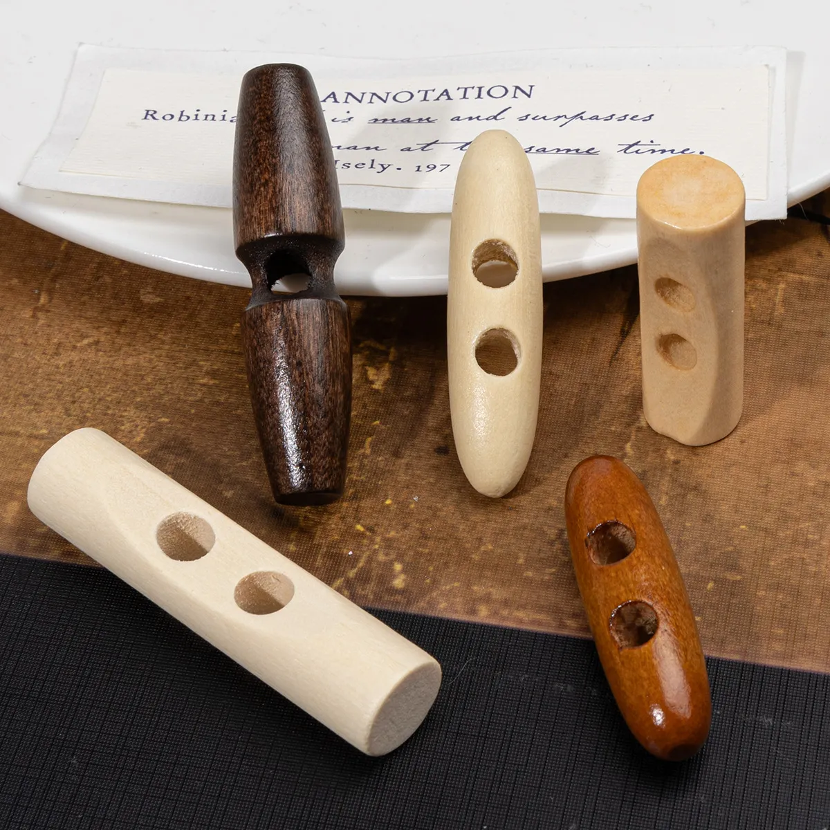 木制牛角纽扣男女大衣外套橄榄扣儿童衣服毛衣装饰扣辅料配件扣子