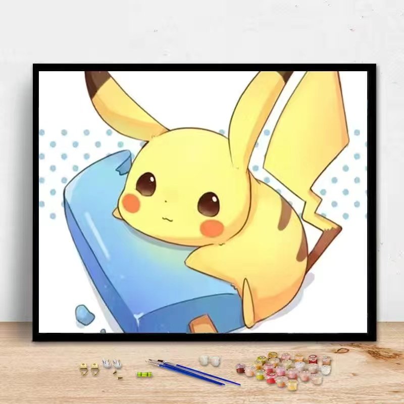 卡通钻石画手工制作数字油画diy益智儿童玩具材料包3-10岁女孩童