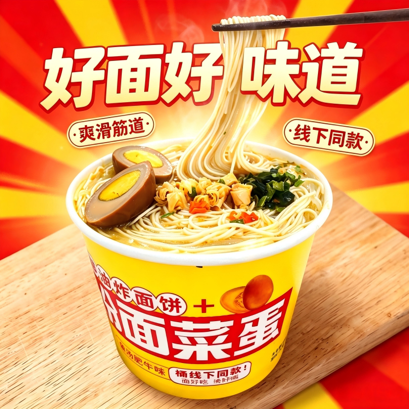 面丫面粉面菜蛋金汤肥牛酸菜牛肉味速食泡面方便面酸辣粉掌柜推荐