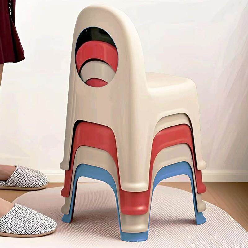 包邮塑小家用椅子几儿童靠料背椅茶矮凳板百文凳成人小凳子