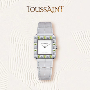 TOUSSAINT方糖系列nino小绿钻杜桑大方糖手表 新款 送女生礼物