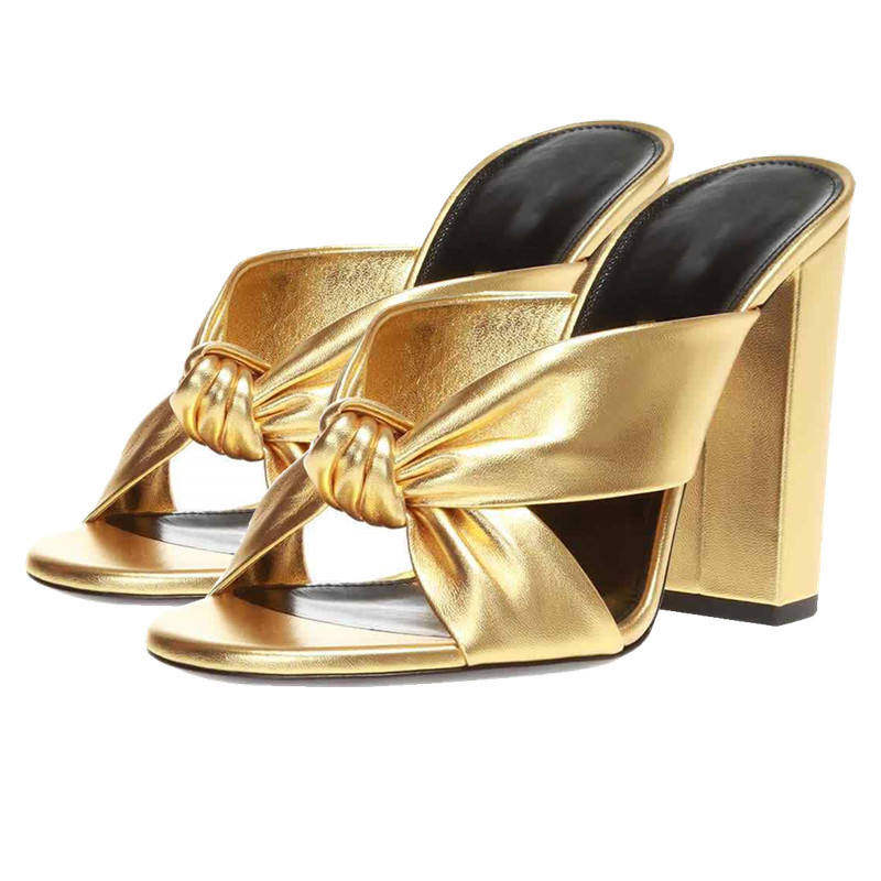 新款2021夏季高跟鱼嘴羊皮后空女士凉拖鞋时装欧美大码凉鞋子,女鞋,其他拖鞋,淘宝优惠券,粉丝福利购,淘宝优惠卷