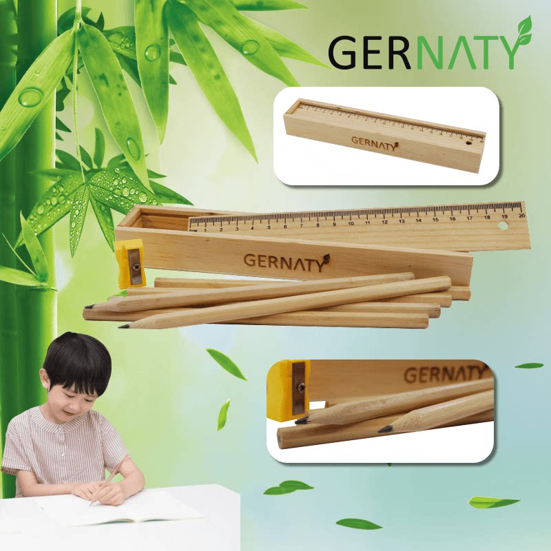 GERNATY创意抽拉式木笔盒6支