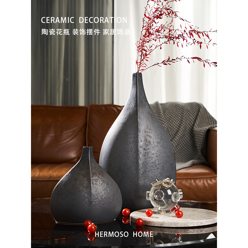 HERMOSO北欧花瓶陶瓷摆件插花