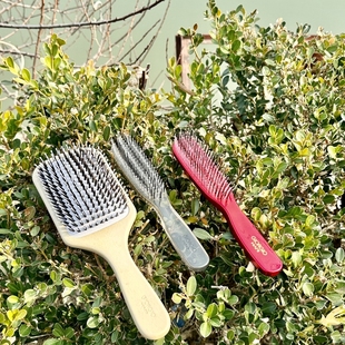 出口德国同款同质平替按摩梳推荐头皮梳柔顺蓬松月光灰红