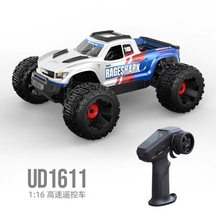 有刷赛车男孩模型玩具 优迪1611大脚遥控车rc四驱越野车全比例新品
