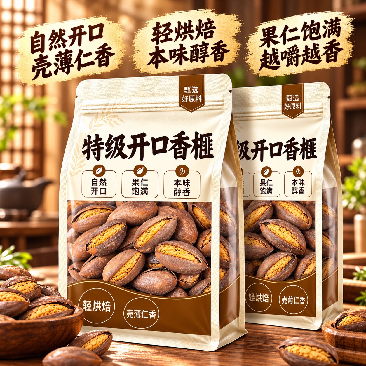 特级开口香榧官方旗舰店诸暨枫桥