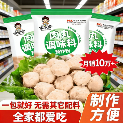 秘制肉丸调料粉家用商用通用鲜香入味不腻 手工肉丸 狮子头调味粉
