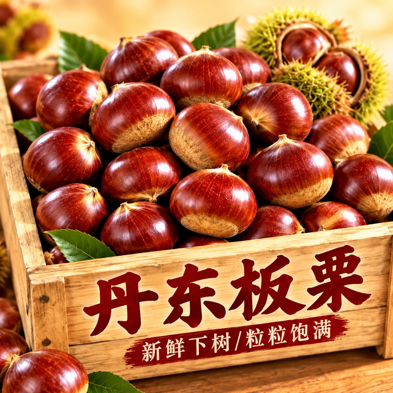 辽宁丹东生板栗2026年新货新鲜栗