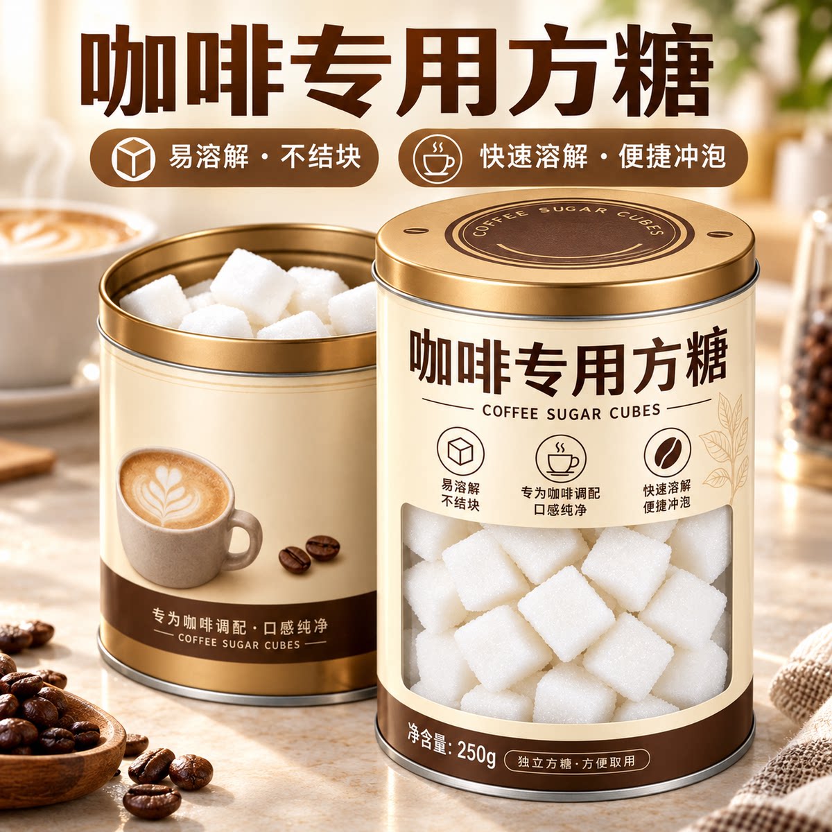 葡萄糖方糖咖啡专用糖官方旗舰店