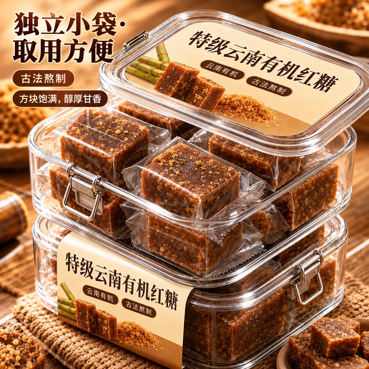 正宗老塘子古法老红糖块大姨妈用