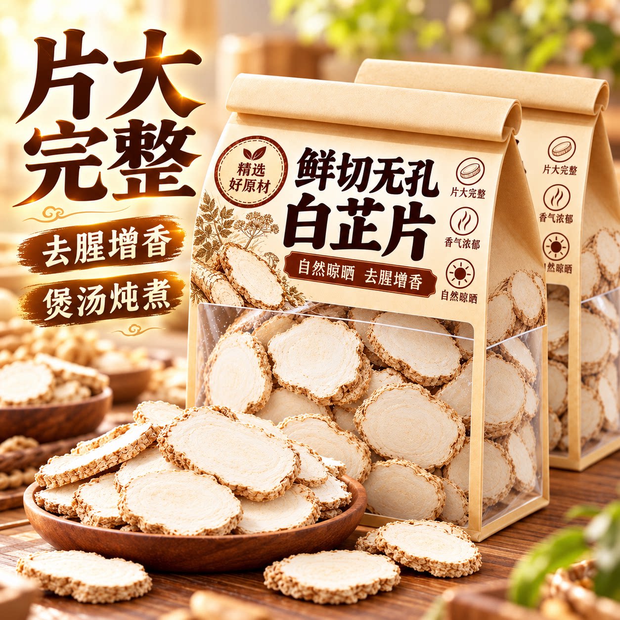 正宗白芷片官方旗舰店正品特级食