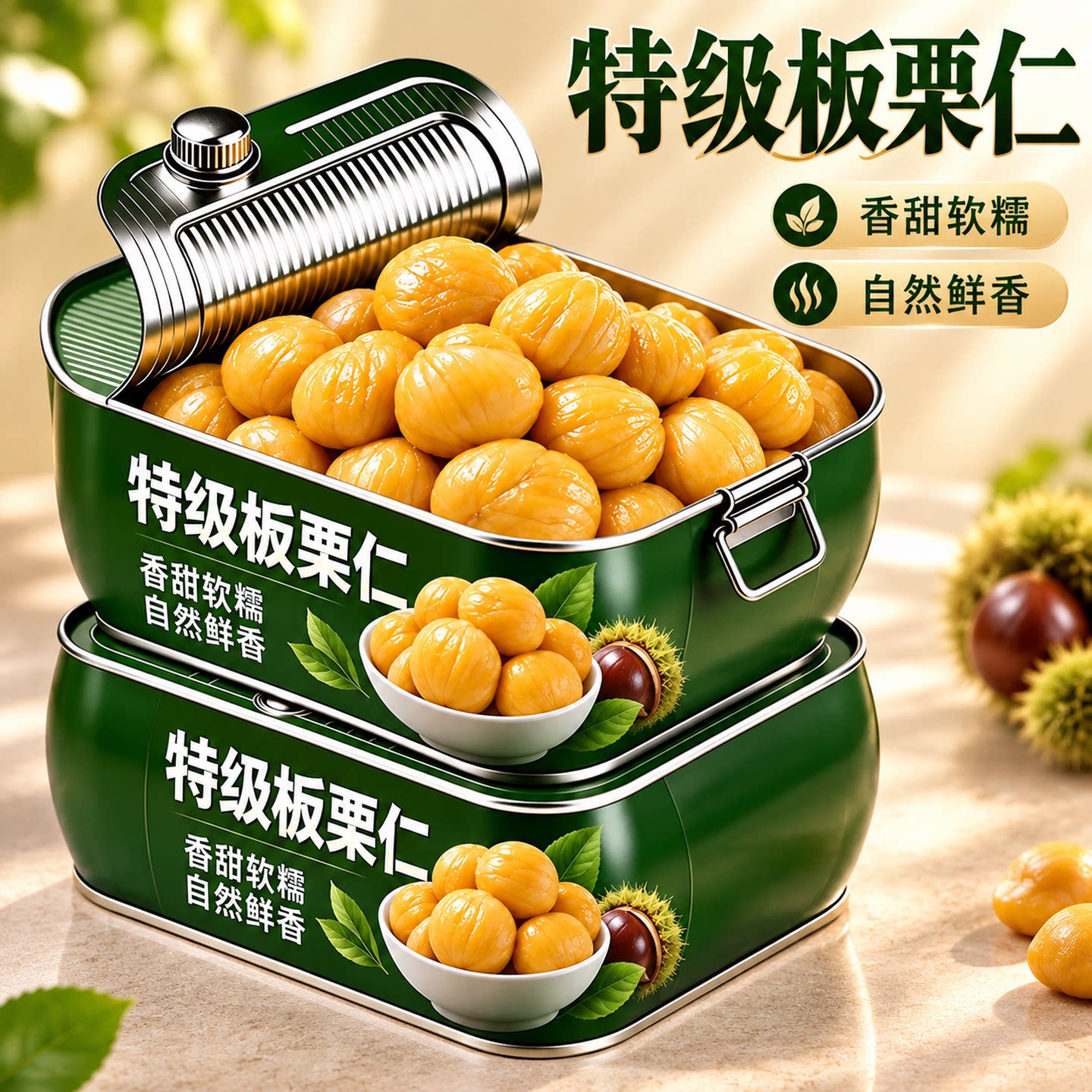 特级板栗仁即食小包装香甜软糯
