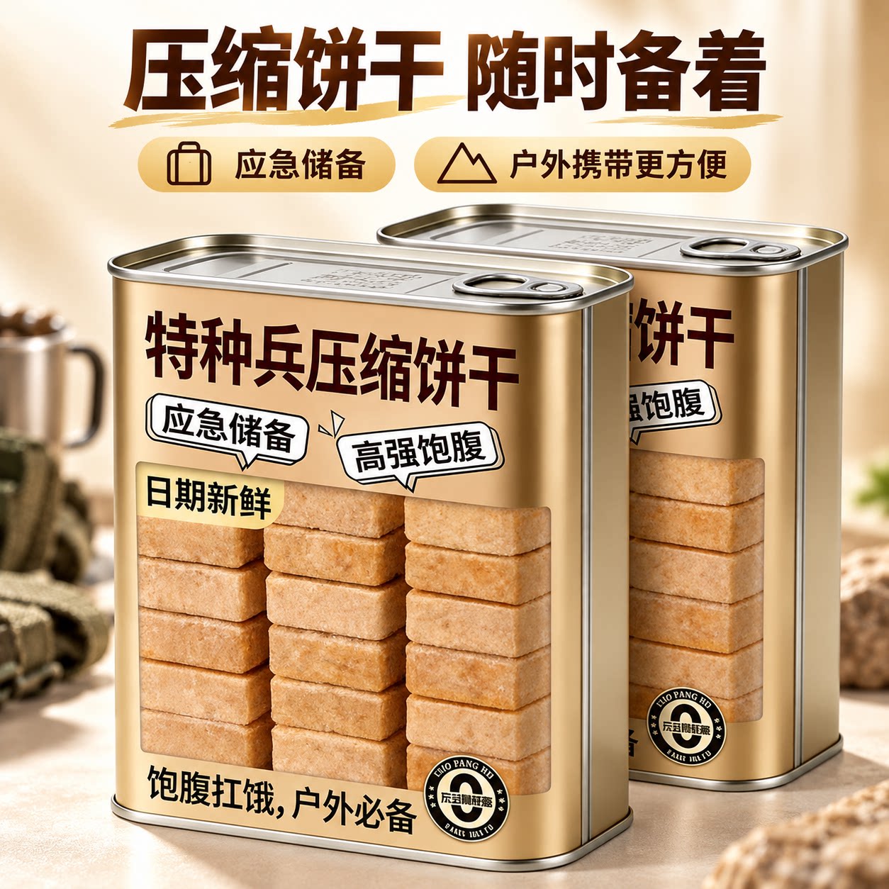 压缩饼干官方旗舰店独立包装干粮