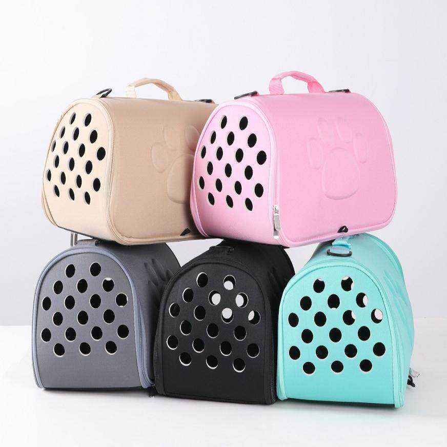 宠物可折叠猫狗外出车载中号斜挎