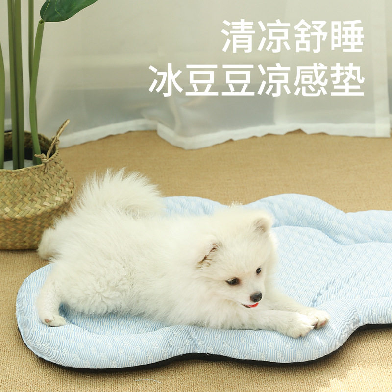 夏季凉感冰凉丝云朵垫3D冰豆豆图片