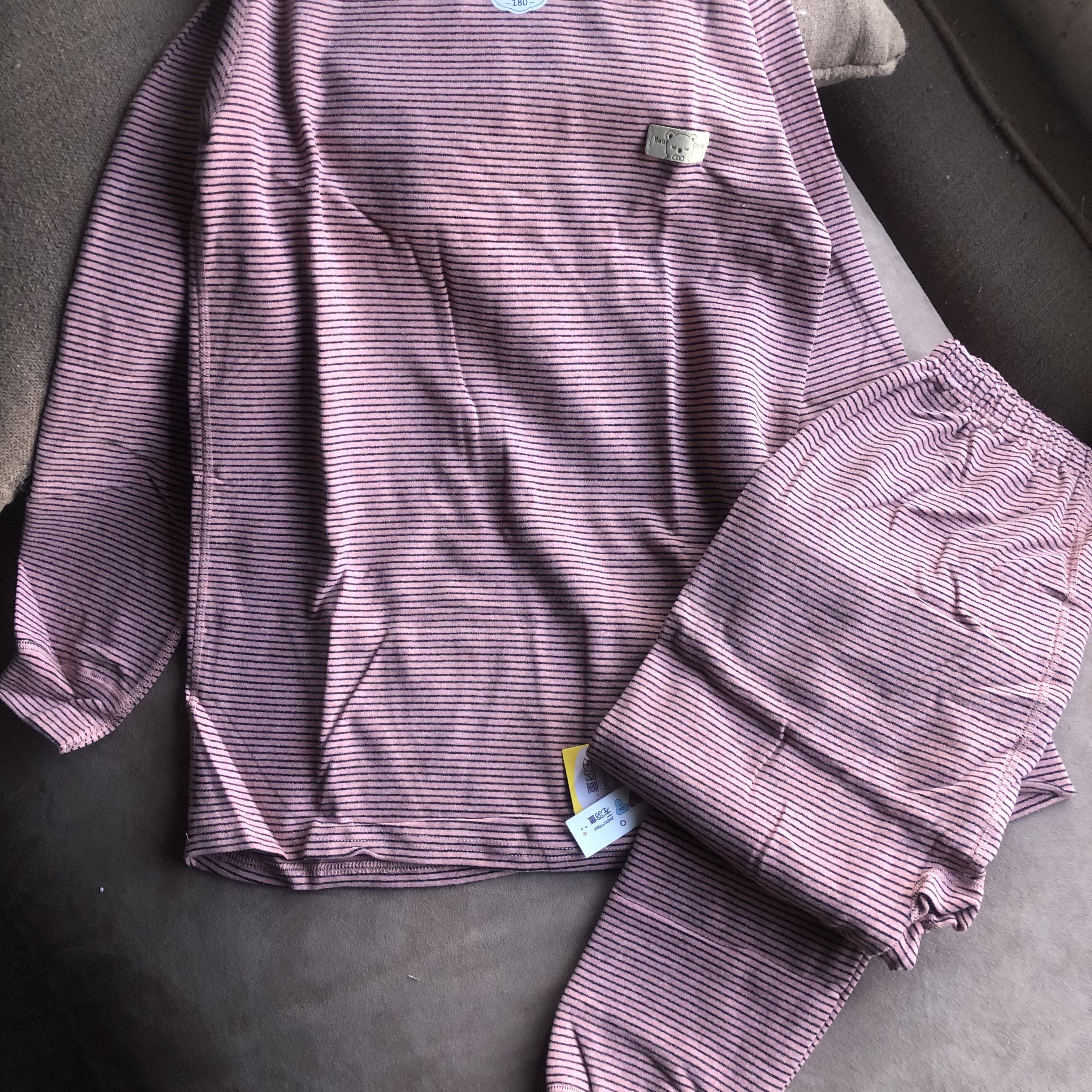 左羽童大童成人舒绒95棉秋衣秋裤套装170-175