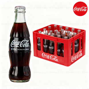 可口可乐雪碧芬达 200ml*24瓶 复古玻璃瓶装 正品 送吸管送货上门